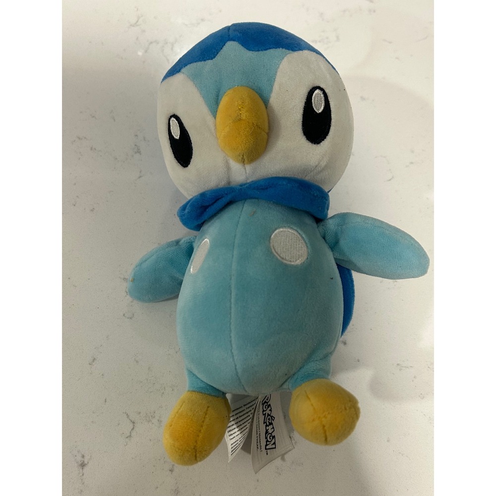 Pokemon Piplup Plush Stuffed Animal Blue Penguin‎ Scarf Toy 2022